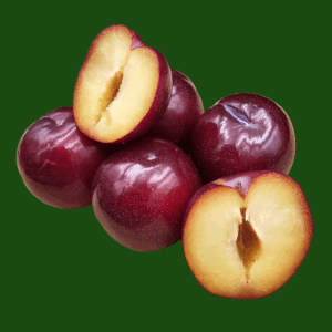 Fresh premium sweet juicy plums