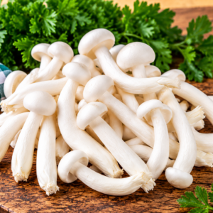 Fresh White Shimeji Mushrooms premium gourmet mushrooms