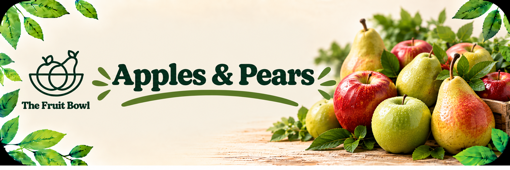 Fresh apples and pears from The Fruit Bowl in Brighton