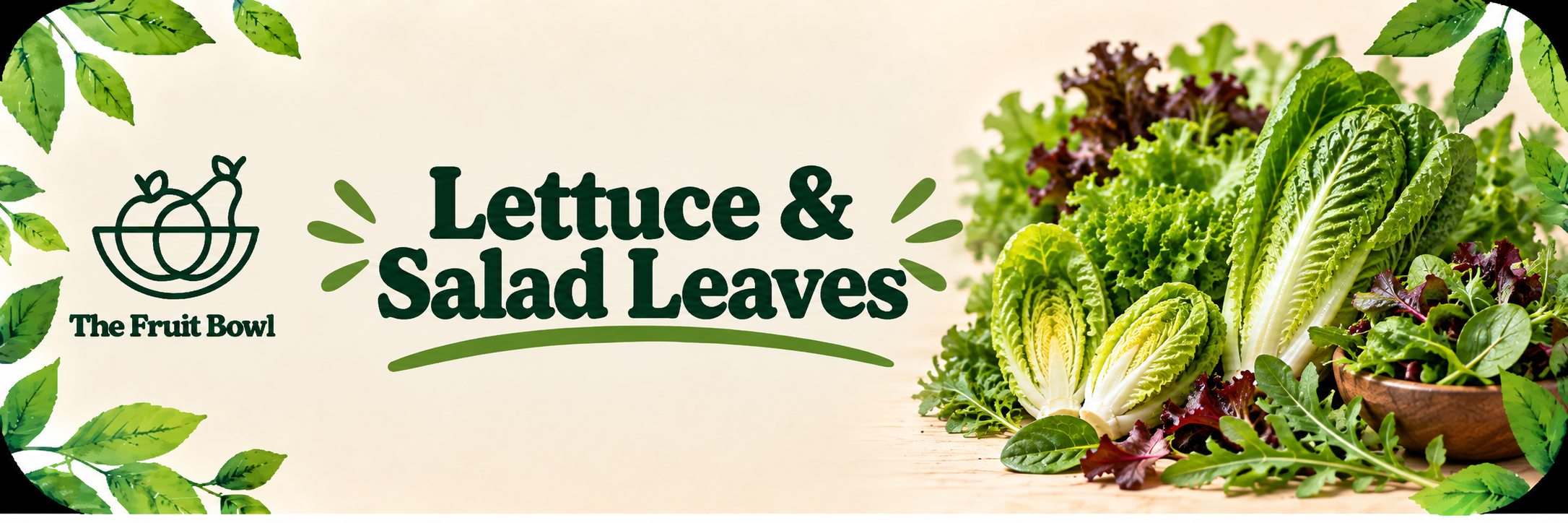 Fresh lettuce and salad leaves from The Fruit Bowl in Brighton
